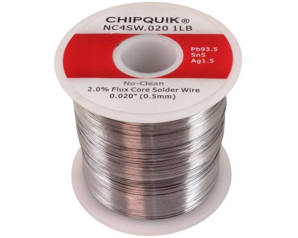 Lead-Free Soldering Tin/Silver Wire - 96.5Sn/3.5Ag